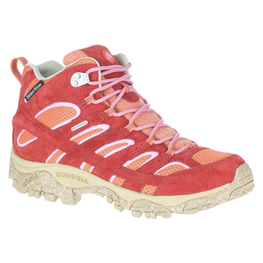 Bottes Merrell Moab 2 Mid Eco Waterproof X Outdoor Voices Corail Homme | T.G.MOGU